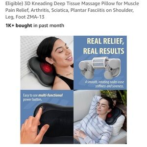 Zyllion Shiatsu Neck & Shoulder Massage Pillow